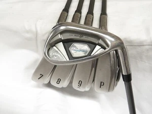 Set di ferri usati Callaway Rogue X CF18 7-PW,AW Synergy 60 Regular Flex grafite R - Foto 1 di 9