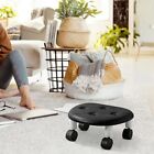 360°Rotating Imitation Leather Pulley Low Stool Small Bench  Home