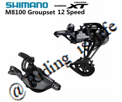 SHIMANO Deore XT M8100 1x12 12-Speed MTB Groupset SL-M8100+RD-M8100-SGS 2 Pcs - Image 1 of 4