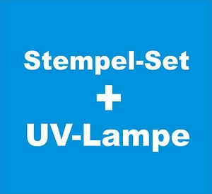 Stempelset + UV-Lampe // Stempel Belichten Set - Picture 1 of 6