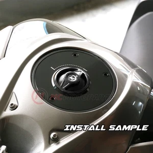 Black REVO-B Quick Lock Fuel Cap For VERSYS 650 06 07 08 09 10 11 12 13 - Picture 1 of 5