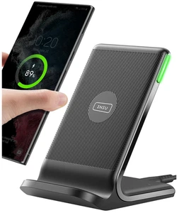 INIU Wireless Charger Stand, 15W Qi Zertifizier Induktive Ladestation Schnelles - Bild 1 von 7
