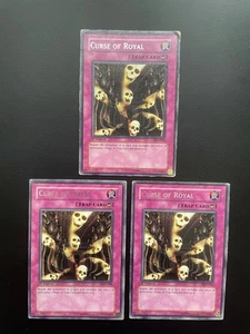 Yugioh Curse Of Royal PGD-044 Raro 1ª Edición Dañado X3 - Imagen 1 de 2