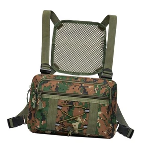 Binocular Chest Pack Portable Multi Pocket Storage Bino Harness Carrier Case - Picture 1 of 23