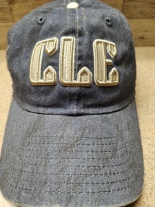 New Era 9 Twenty Blue With Black Streaks Cleveland Guardians  Hat Cap - Picture 1 of 11