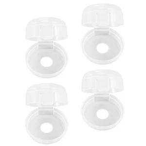 4 Pcs Gasknopfschutz Baby Babysichere Herdknopfabdeckung Küchenschutz - Bild 1 von 12