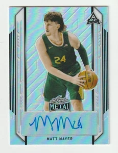 2022 Leaf Metal Silver Prismatic Autograph #BA-MM2 Matthew Mayer RC - Bild 1 von 2