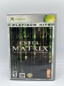 Enter the Matrix Xbox Platinum Hits Complete CIB - Picture 1 of 4