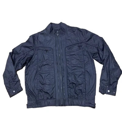 LRG Jacket Men 2XL Black Tech Jacket Zippers Mock Neck Lifted Research Group XXL - Image 1 of 4