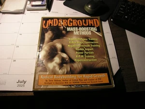 BODYBUILDING UNDERGROUND BOOK BY STEVE HOLMAN MASS-BOOSTING METHODS - Picture 1 of 3