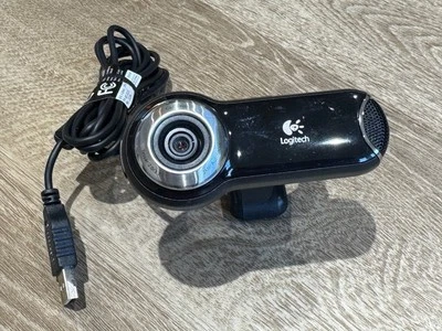 Logitech Quick Cam Pro 9000 Webcam Mic V-UBM46 860-000109 Carl Zeiss Lens USB - Image 1 of 4