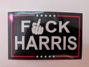 F#@K HARRIS Vinyl Decal 2x3 inch Bumper Sticker USA Made 100 pack - Bild 1 von 1
