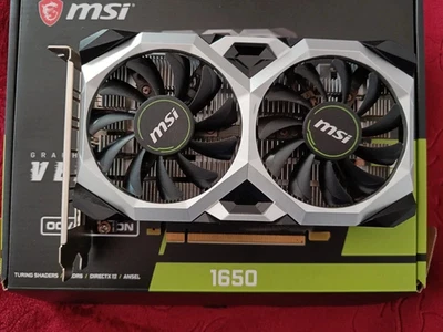 MSI GeForce GTX 1650 VENTUS XS 4G OC GDDR6 Scheda video in ottime condizioni - Image 1 of 4