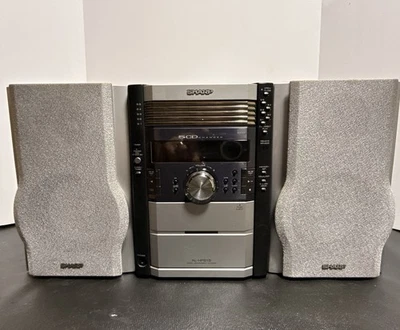 Sharp XL-HP515 Component System Stereo Tuner, Cassette,  5 Disc CD w/OEM remote - Image 1 of 4