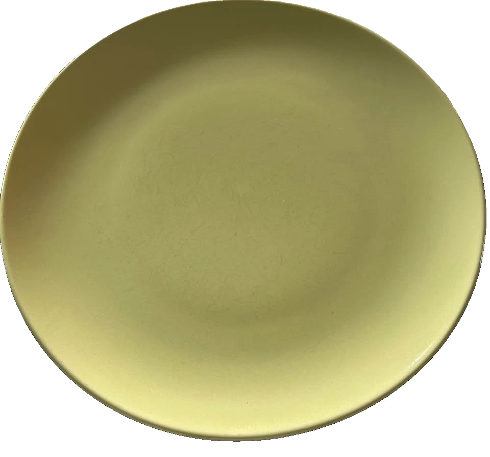 Set of 8 IKEA FARGRIK 12011 Dinner Plates Discontinued Green 10.5” - Image 1 of 3