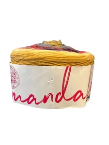 Lion Brand Madala Yarn Cake Satyrs Color 246E Lot 0322 Large 10.5 Oz 1,181 Yards - Picture 1 of 7