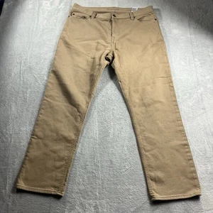 Banana Republic Pants Mens 35x28* The Traveler Chino Jeans Slim Fit Beige EUC - Picture 1 of 10