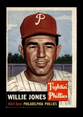 1953 Topps Set-Break #88 Willie Jones como nuevo *GMCARDS* Foto 1 de 2