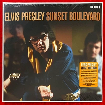 Elvis – Sunset Boulevard – *RARE* Graceland Exclusive (2x) Orange & Yellow LP’s - Image 1 of 3