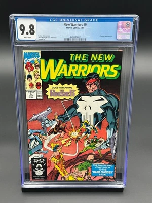New Warriors #9 CGC 9.8 (1991) - Bagley & Mahlstedt Cover - Image 1 of 2