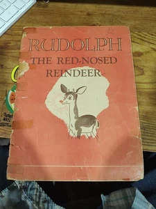 Rudolph the Red-Nosed Reindeer by Robert May.  Montgomery Ward (1939) 1st Print - Imagen 1 de 14