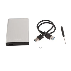 USB 3.0 To 2.5 3.0 HDD Enclosure External Tool Free Case For SSD Hard NEW - Afbeelding 1 van 8