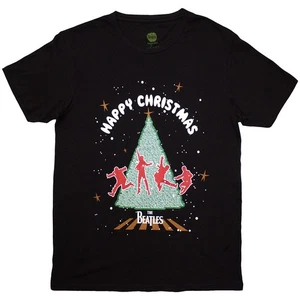 The Beatles -  Christmas Tree T-Shirt - Picture 1 of 6