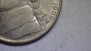 1999 P Jefferson Nickel DOUBLING ERRORS Obverse + DIE CHIPS REV - Picture 1 of 5