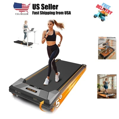Walking Pad Treadmill, Incline Under Desk Treadmill 330lbs Capacity, 2.5HP Po... - Image 1 of 4