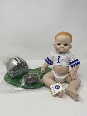 Vintage Franklin Mint NFL Dallas Cowboys Porcelain "Joey" Doll, 1025/5000 Cover