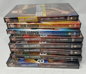 Posten 8 Bob Harper Übungs-DVDs versiegelt neu Yoga Cardio Inside Out Methode Cardio - Bild 1 von 5