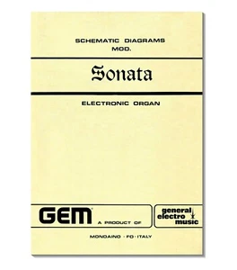 GEM SONATA Service Manual Schematic Diagrams Manuale Schema elettrico 25 pag PDF - Foto 1 di 6