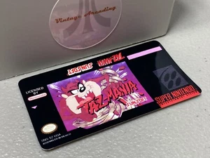 Taz-mania (SNES) Super Nintendo Replacement Game Label - Picture 1 of 1