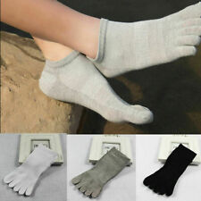 1/3Pairs Men's five finger toe Breathe Socks Cotton Cut Sports Low Casual L2Y3