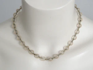 Art Deco WMF Ikora Myra Chain Glass Balls Colorless 29.7 g/approx. 44.5 cm - Picture 1 of 4