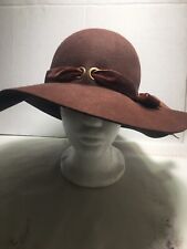 Beautiful Women’s Cappelli Straworld Brown Wool Hat