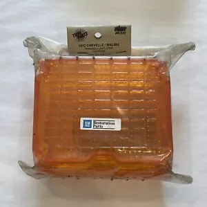1972 Chevrolet Chevelle Parking Light Lens Pair, Amber A4300 - Foto 1 di 8