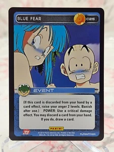 DBZ Dragon Ball Z TCG Blue Fear C25 Common Panini Heroes & Villains - NM - Picture 1 of 2