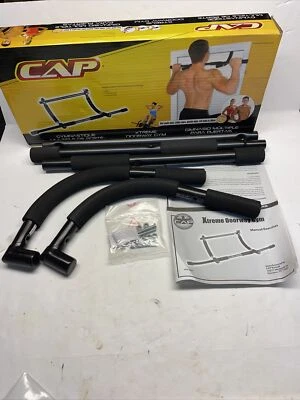 CAP Xtreme Doorway Gym Home Upper Body Workout Bar Sit Chin Push Pull Up Dips - Image 1 of 2
