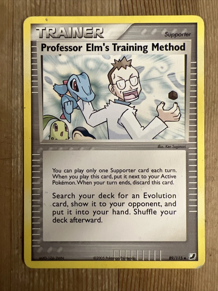 Professor Elm's Training Method - 89/115 - EX Unseen Force Pokemon - MP - Image 1 of 2