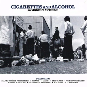 Cigarettes And Alcohol 2-CD NEW SEALED Oasis/Clash/Smiths/Specials/Squeeze/Cult+ - Picture 1 of 4