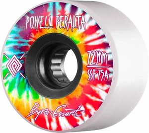 Ruedas de monopatín Powell Peralta Byron Essert 72 mm 75A blancas - Imagen 1 de 1