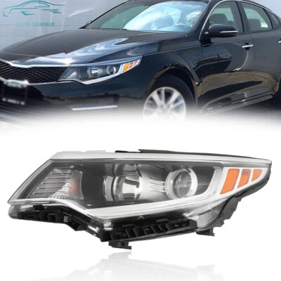 Conjunto de faros para Kia Optima 2016 2017 2018 sin LED DRL lado del conductor halógeno Foto 1 de 4