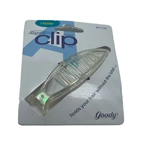 Goody Womans Vintage Alligator Clip Clear New y2k Hair Accessories 1997 - Picture 1 of 3