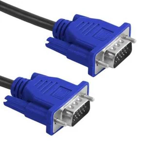 VGA KABEL VERLÄNGERUNG SVGA VIDEO ADAPTER MÄNNLICH MONITOR HD TV PC 1,5 3 5 M METER - Bild 1 von 10