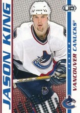 2003-04 Pacific Heads Up #96 JASON KING - Vancouver Canucks Eagle Mannheim