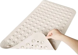 Non Slip Shower Mats for inside Shower 15 X 27.5 Inch, TPE Bathtub Mat Non-Slip - Picture 1 of 3