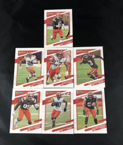 2021 Donruss Cleveland Browns 7 Card TEAM SET Mayfield Cubb Hunt Beckham Landry - Picture 1 of 2