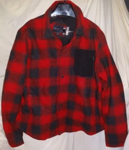Pendleton Conway Mount Hood Jacket Red Black Plaid Sz XXL NWOT - Picture 1 of 3
