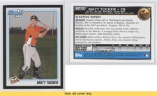 2010 Bowman Prospects Wrapper Redemption Black Matt Tucker #BP72